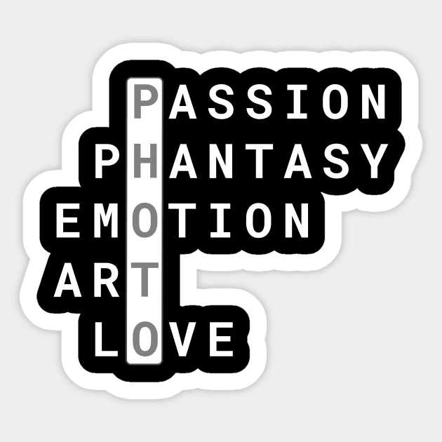 PHOTO Passion Phantasy Emotion Art Love Gift Sticker by JeZeDe